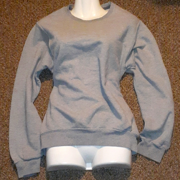 Fruit Of The Loom Gray Sweatshirt - Picture 2 of 4
